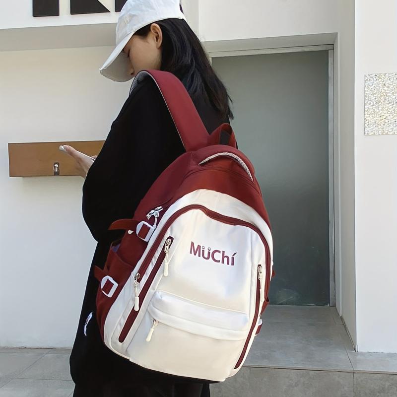 Casual Student Backpack with Large Capacity for School