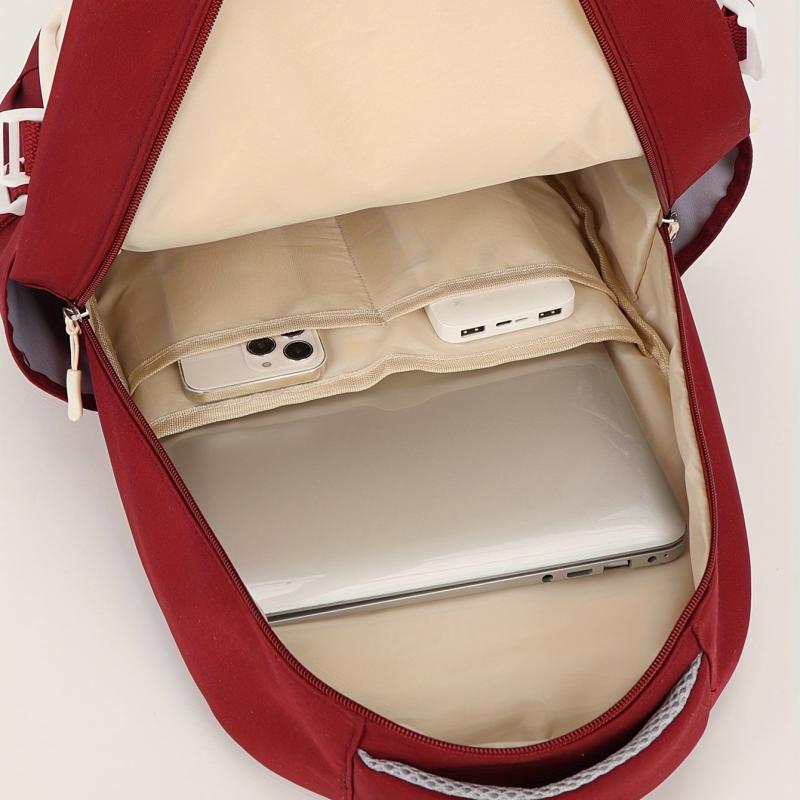 Casual Student Backpack with Large Capacity for School