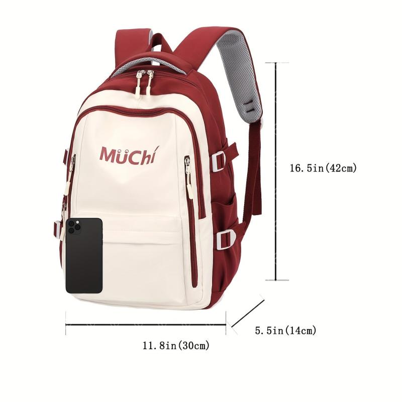 Casual Student Backpack with Large Capacity for School