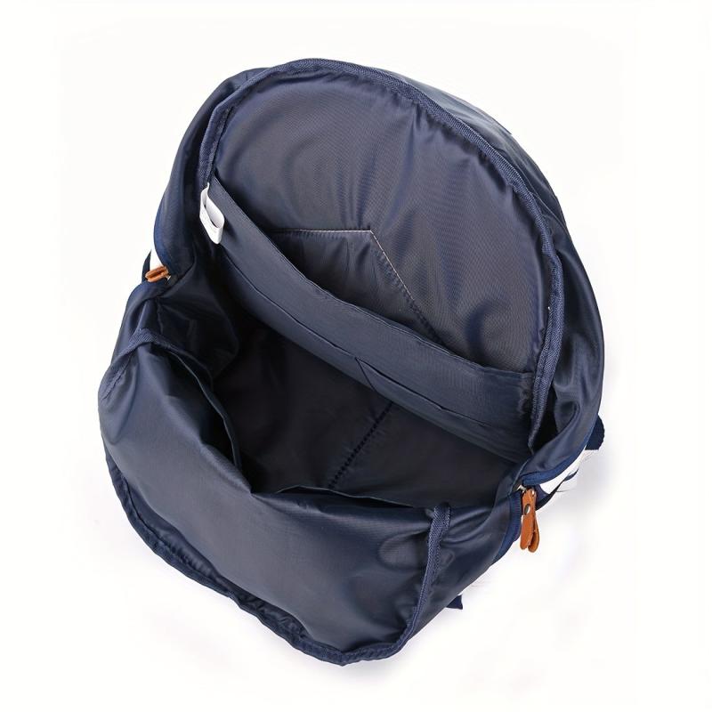 Striped Canvas Backpack Kids Lightweight Teen Girls Laptop Bookbag