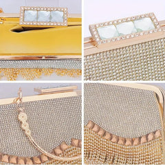 Rhinestone Clutch Bag Evening Handbag Banquet Bag For Party