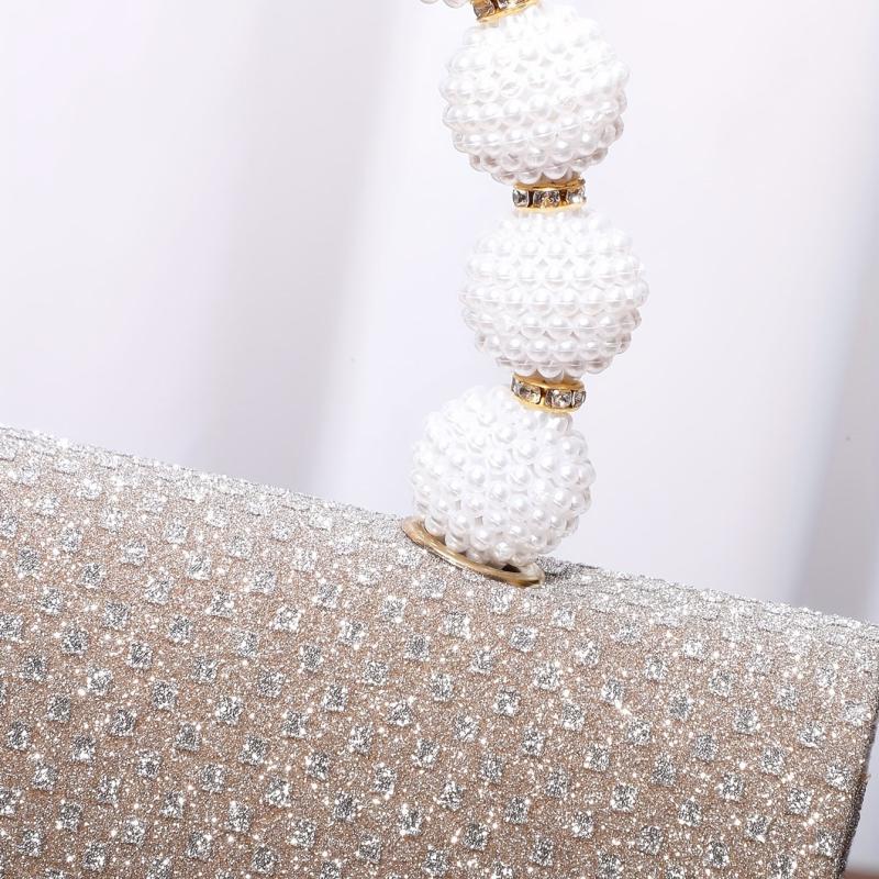 Glitter Sequins Satchel Bag Handbag Classic Banquet Bag