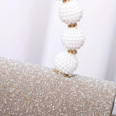 Glitter Sequins Satchel Bag Handbag Classic Banquet Bag
