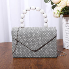 Glitter Sequins Satchel Bag Handbag Classic Banquet Bag