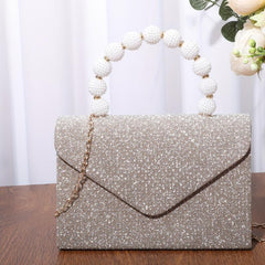 Glitter Sequins Satchel Bag Handbag Classic Banquet Bag