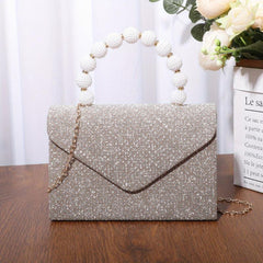 Glitter Sequins Satchel Bag Handbag Classic Banquet Bag
