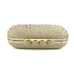 Rhinestone Mini Evening Bag Chain Clutch Wedding Party 7.09x4.33x0.36 Inch