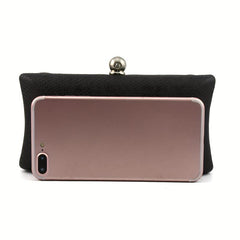 Snakeskin Pattern Chain Clutch Purse Wedding Party Bag