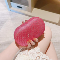 Rhinestone Glitter Clutch Bag Dinner Purse for Wedding Party Prom
