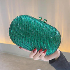 Rhinestone Glitter Clutch Bag Dinner Purse for Wedding Party Prom