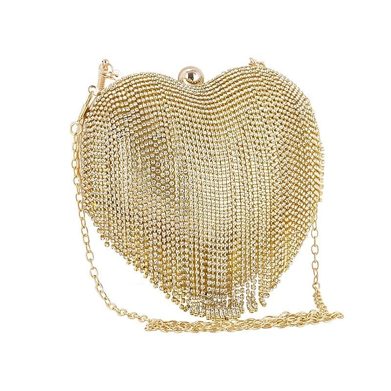 Fringe Decor Evening Clutch Bag for Party & Wedding