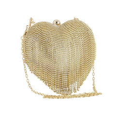 Fringe Decor Evening Clutch Bag for Party & Wedding