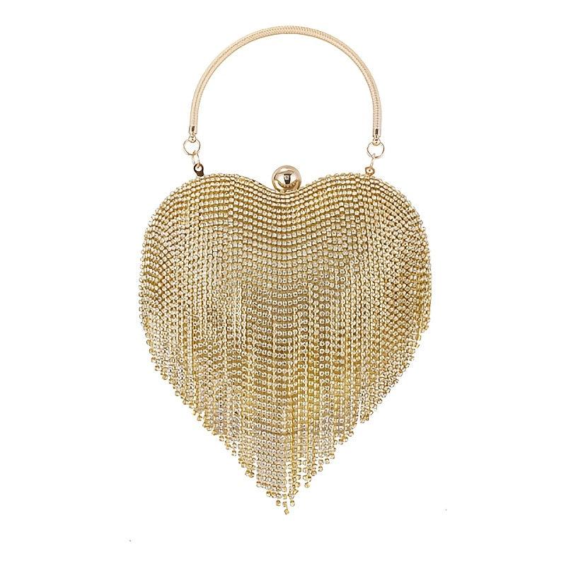 Fringe Decor Evening Clutch Bag for Party & Wedding