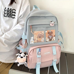 Cartoon Bear Backpack for School and Travel