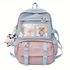 Cartoon Bear Backpack for School and Travel