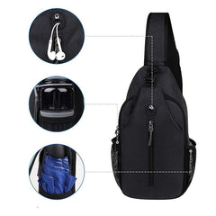 Outdoor Lightweight Shoulder Bag Large Capacity Portable Chest Bag