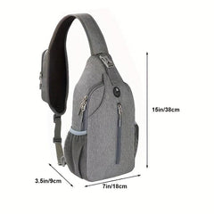Outdoor Lightweight Shoulder Bag Large Capacity Portable Chest Bag