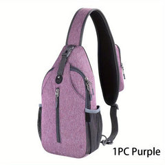 Outdoor Lightweight Shoulder Bag Large Capacity Portable Chest Bag