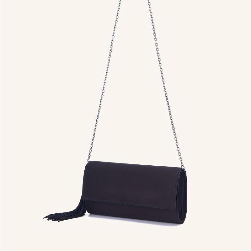 Minimalist Tassel Crossbody Bag Evening Clutch Purse Wedding Party Prom