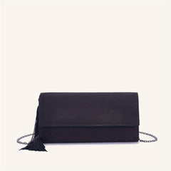 Minimalist Tassel Crossbody Bag Evening Clutch Purse Wedding Party Prom