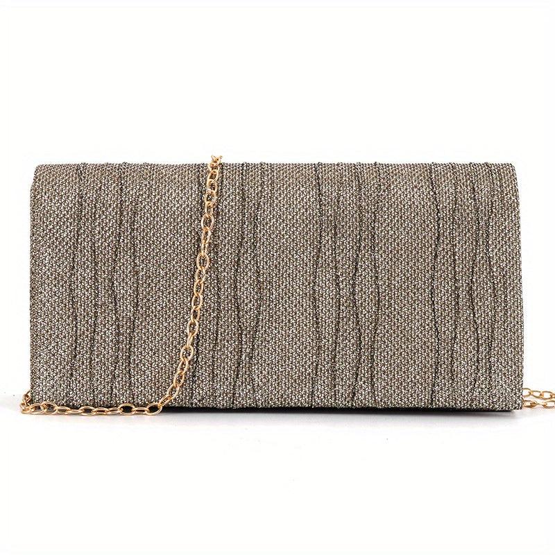 Flap Clutch Banquet Bag Solid Evening Bag For Party