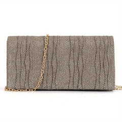 Flap Clutch Banquet Bag Solid Evening Bag For Party
