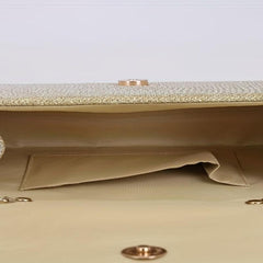 Flap Clutch Banquet Bag Solid Evening Bag For Party