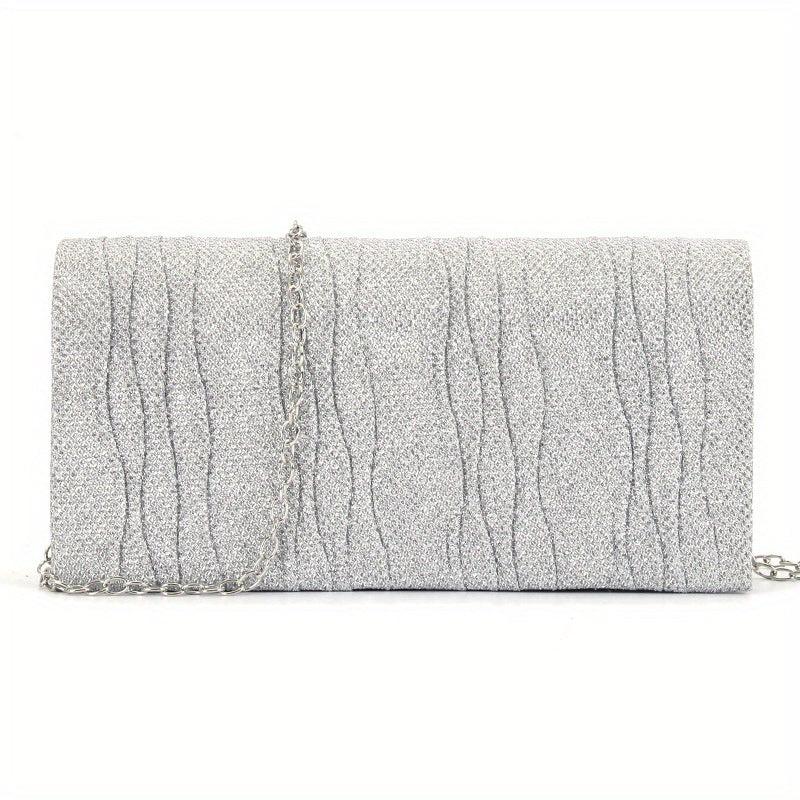Flap Clutch Banquet Bag Solid Evening Bag For Party