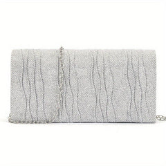 Flap Clutch Banquet Bag Solid Evening Bag For Party
