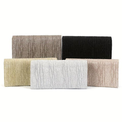 Flap Clutch Banquet Bag Solid Evening Bag For Party
