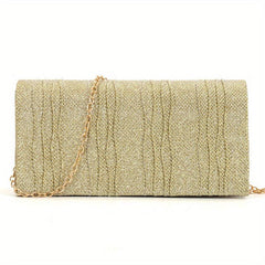 Flap Clutch Banquet Bag Solid Evening Bag For Party