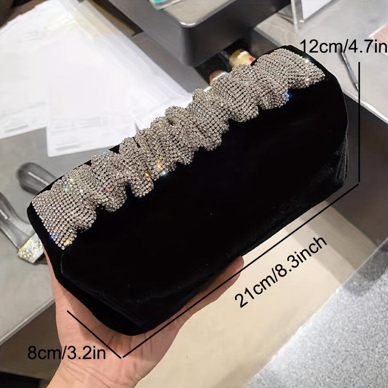 Rhinestone Evening Clutch Purse Wedding Prom Party