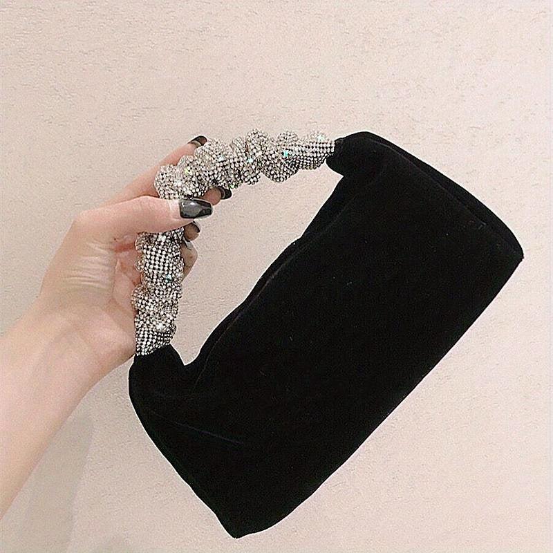 Rhinestone Evening Clutch Purse Wedding Prom Party