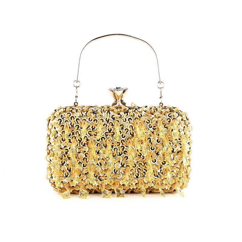 Colorful Sequins Clutch Purse Embroidery Evening Bag For Women Handbag