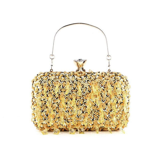 Colorful Sequins Clutch Purse Embroidery Evening Bag For Women Handbag