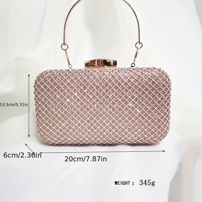 Rhinestone Evening Bag Glitter Clutch Wedding Party Purse & Handbag
