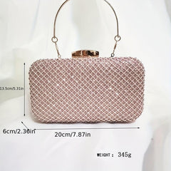 Rhinestone Evening Bag Glitter Clutch Wedding Party Purse & Handbag