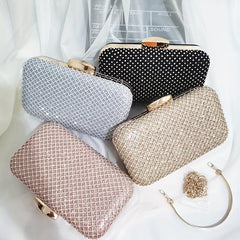 Rhinestone Evening Bag Glitter Clutch Wedding Party Purse & Handbag