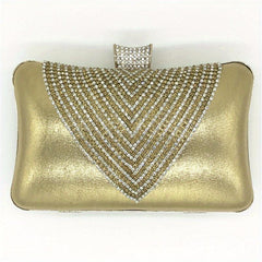 Glitter Rhinestone Evening Clutch Dinner Purse For Wedding Party Prom