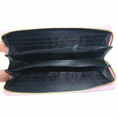 Flag Pattern Long Wallet Independence Clutch Purse