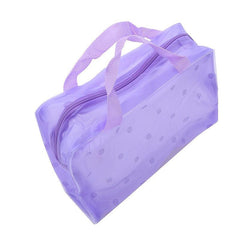 Floral Transparent Waterproof Cosmetic Bag