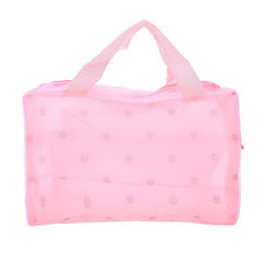 Floral Transparent Waterproof Cosmetic Bag