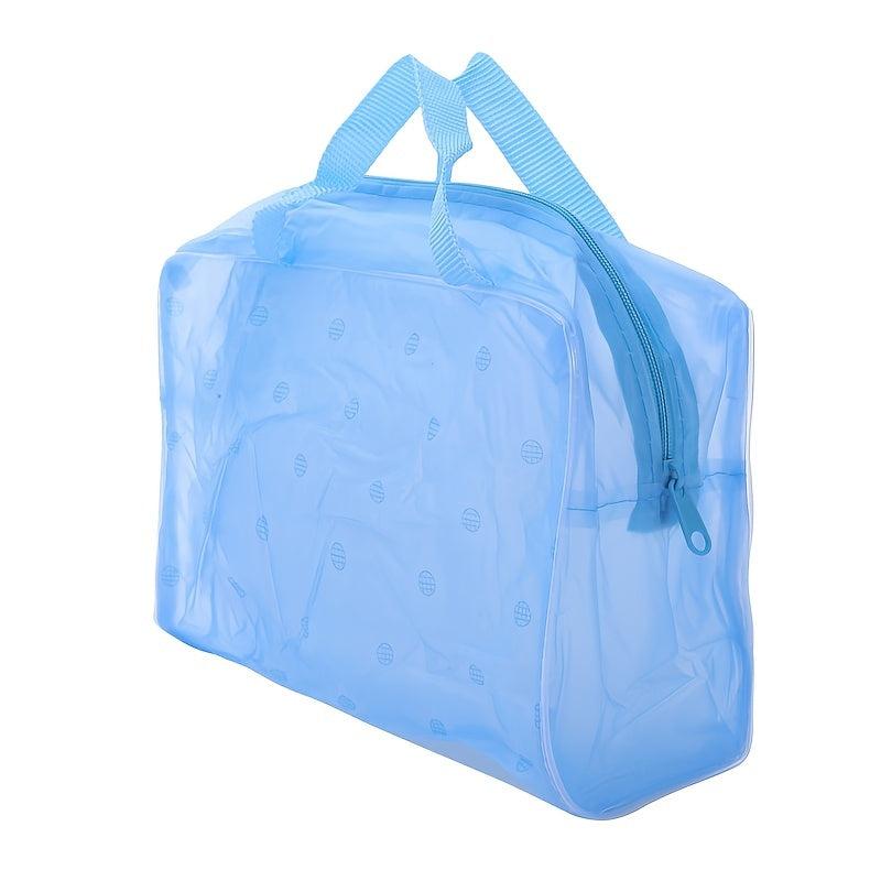 Floral Transparent Waterproof Cosmetic Bag