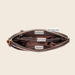 ONDY Letter Graphic Clutch Purse Women's PVC Long Wallet