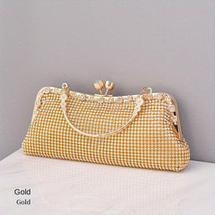 Rhinestone Evening Bag Top Clutch Purse for Wedding Party