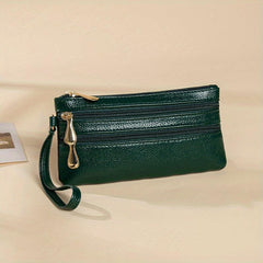 Long Wallet Clutch Bag Women's Faux Leather Coin Purse