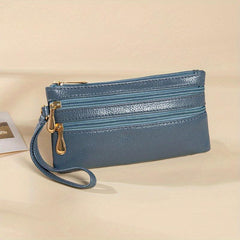 Long Wallet Clutch Bag Women's Faux Leather Coin Purse