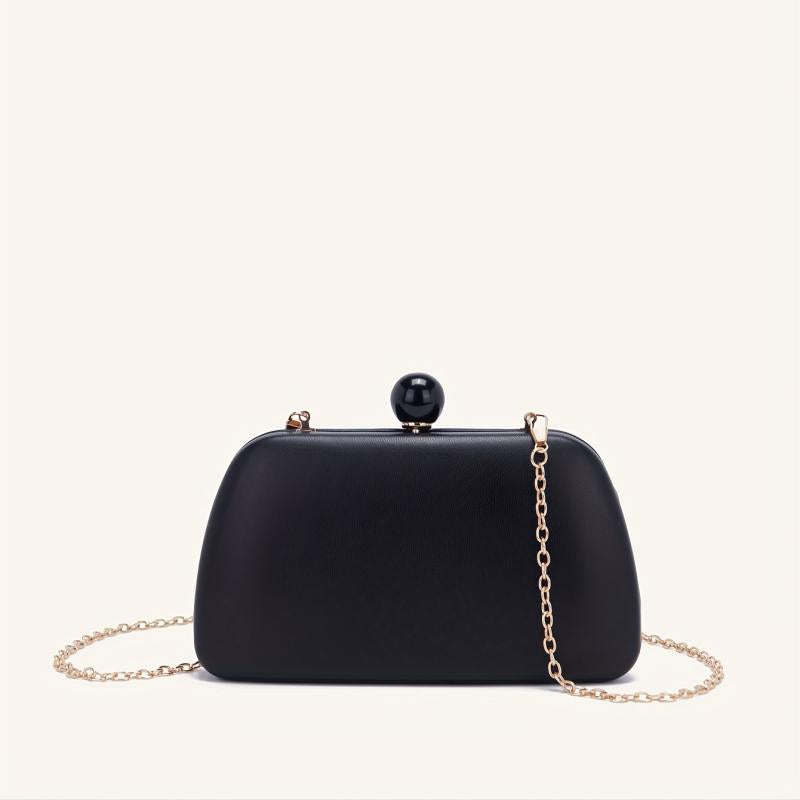 Versatile Shoulder Bag Chain Strap PU Leather Crossbody Bag