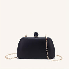 Versatile Shoulder Bag Chain Strap PU Leather Crossbody Bag