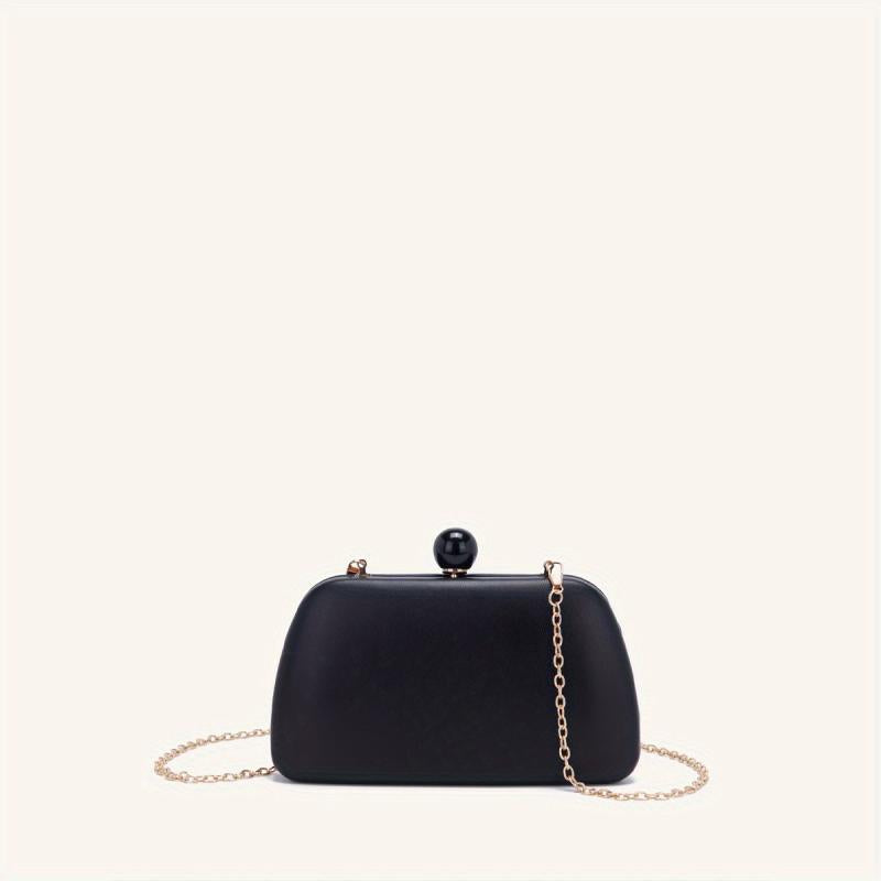 Versatile Shoulder Bag Chain Strap PU Leather Crossbody Bag